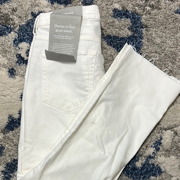 Everlane Denim - Everlane Off-White Straight Leg Jeans